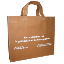 100% Eco tas met stiksels - Topgiving